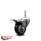 Service Caster 3 Inch Maroon Polyurethane Wheel Swivel 58 Inch Threaded Stem Caster Total Lock Brake SCC SCC-TSTTL20S314-PPUB-MRN-58212 - alternate 4